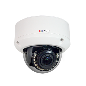 ACTi 3MP 100' IR Zoom WDR IP Mini Dome Security Camera
