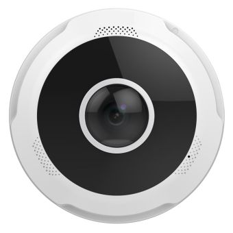 12 Megapixel Ultra HD Vandal-Resistant Fisheye Fixed Dome Camera  