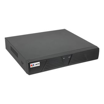 9-Channel 1-Bay Mini Standalone NVR with 8-port PoE connectors