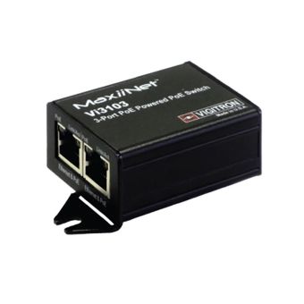MaxiiNet L2 Drop and Insert 30W PoE+ 3-Port Switch