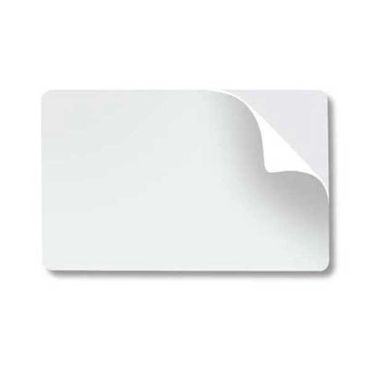 Magicard Blank White Adhesive Back PVC for Access Control Cards (100 Pack)