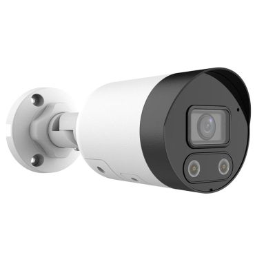 4 Megapixel Starlight SmartSense IP Fixed Bullet Camera with Advanced Analytics, White Light Strobes and Audio Alarm