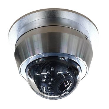 5 Megapixel Stainless Steel Starlight Varifocal IP Dome Camera with Night Vision