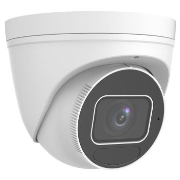 6 Megapixel Starlight Varifocal IP Turret Camera with Night Vision, Built-in Mic and Audio/Alarm I/O