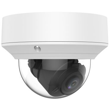 6 Megapixel Starlight Varifocal IP Dome Camera with Night Vision, Built-in Mic and Audio/Alarm I/O