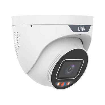 Uniview 5MP 98 ft IR ColorHunter LightHunter Color Retrieval IP Turret Camera w/Built-in Mic and Speaker