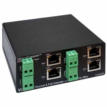 Vigitron OmniiCopper 4-1-Port, Single pair Ethernet and PoE Receiver